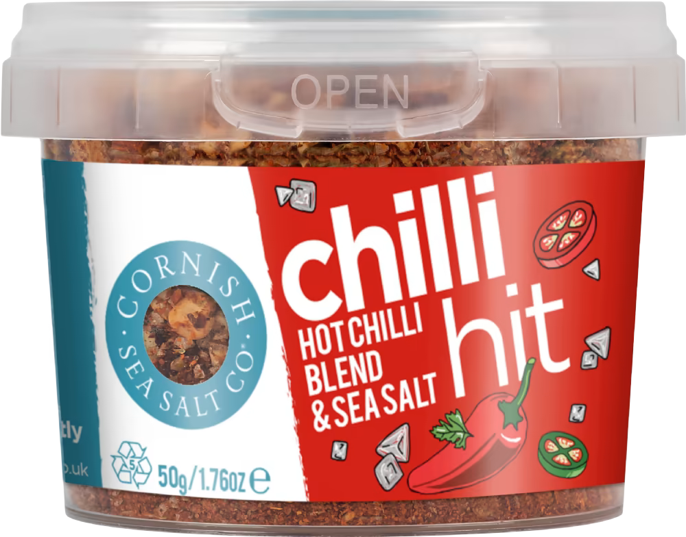 Cornish Sea Salt Co. Chilli Hit Santa Cruz Chilli & Sea Salt 50g