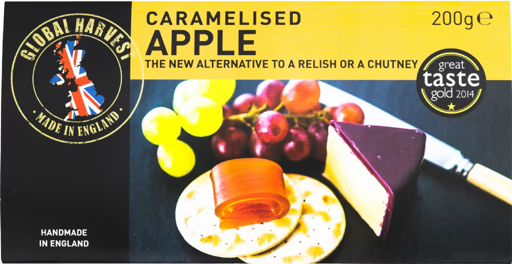 Global Harvest Caramelised Apple Fruit for Cheese 200g