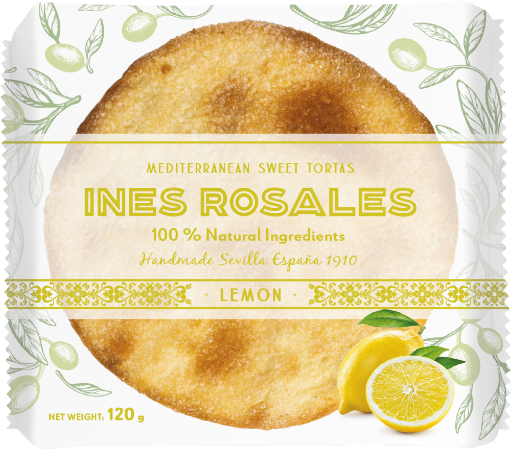 Ines Rosales Sweet Olive Oil Tortas with Lemon 120g