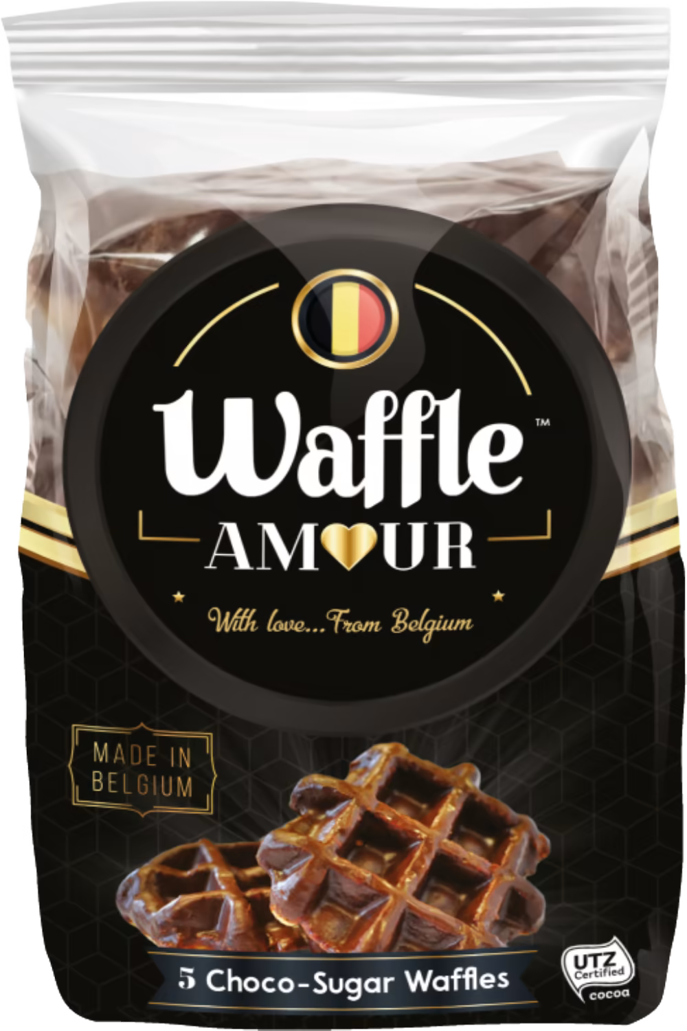 Waffle Amour Choco Sugar Waffles 300g