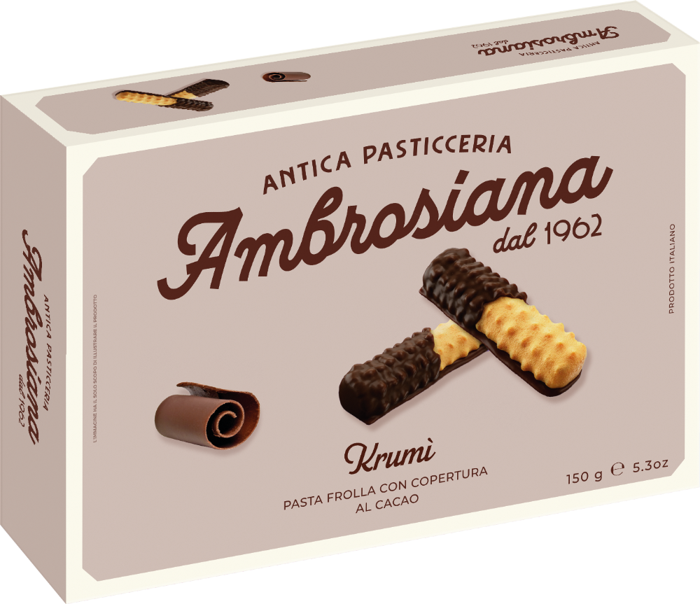Ambrosiana Krum Chocolate Dipped Biscuits 150g