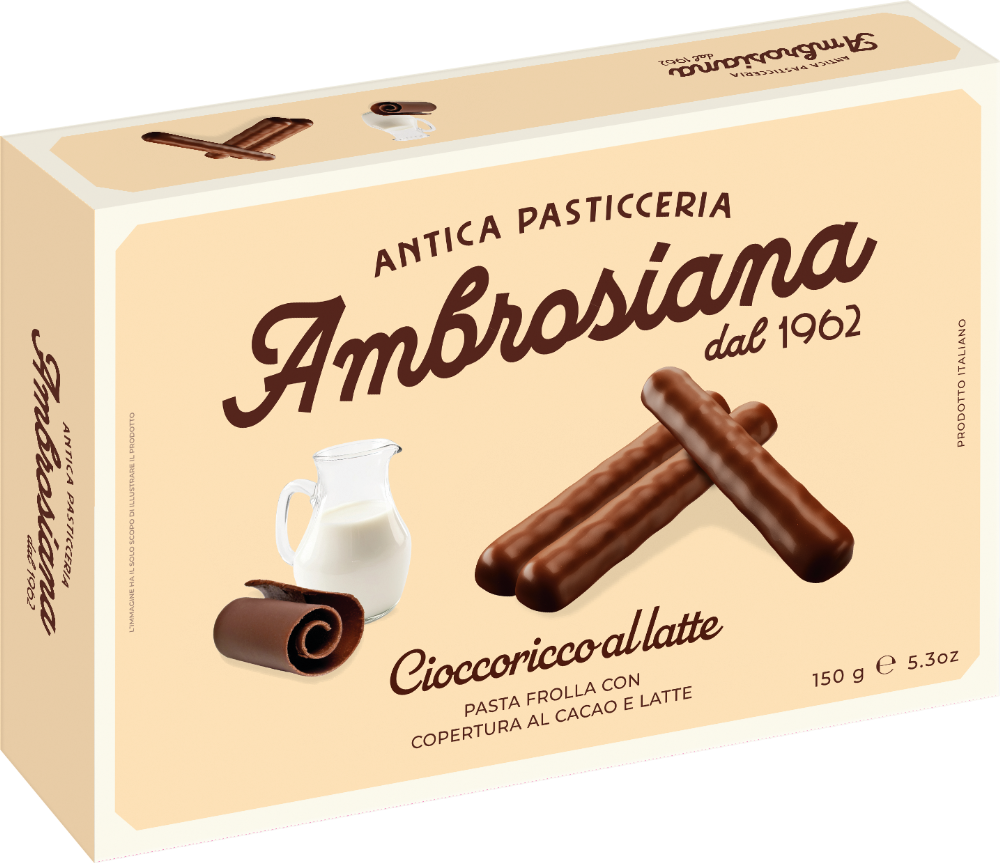 Ambrosiana Cioccoricco al Latte - Milk Chocolate 150g