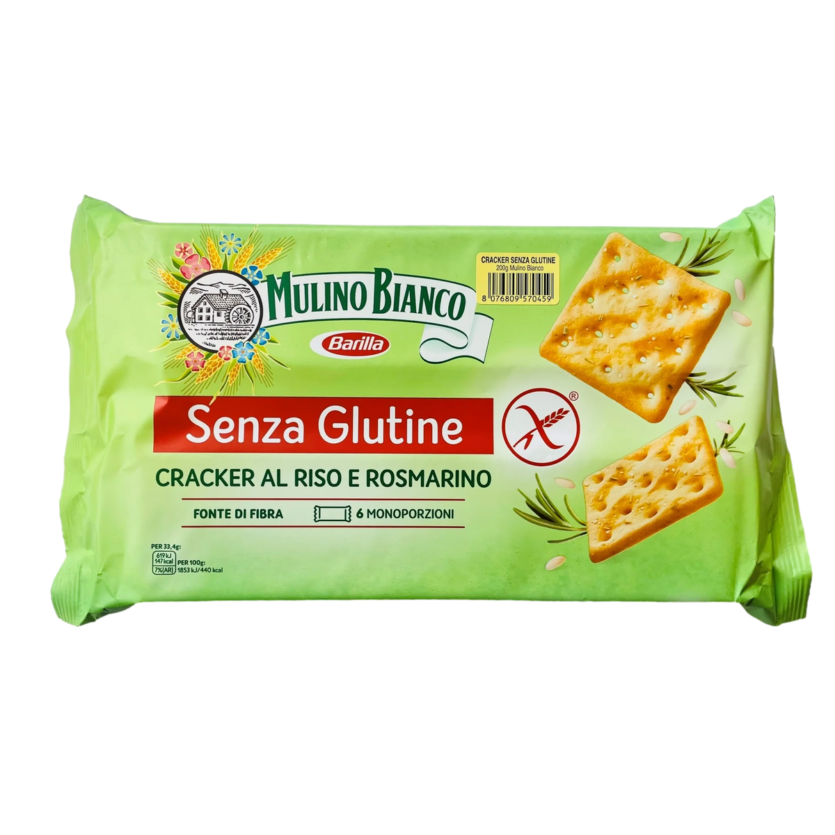 Mulino Bianco Gluten Free Crackers 200g