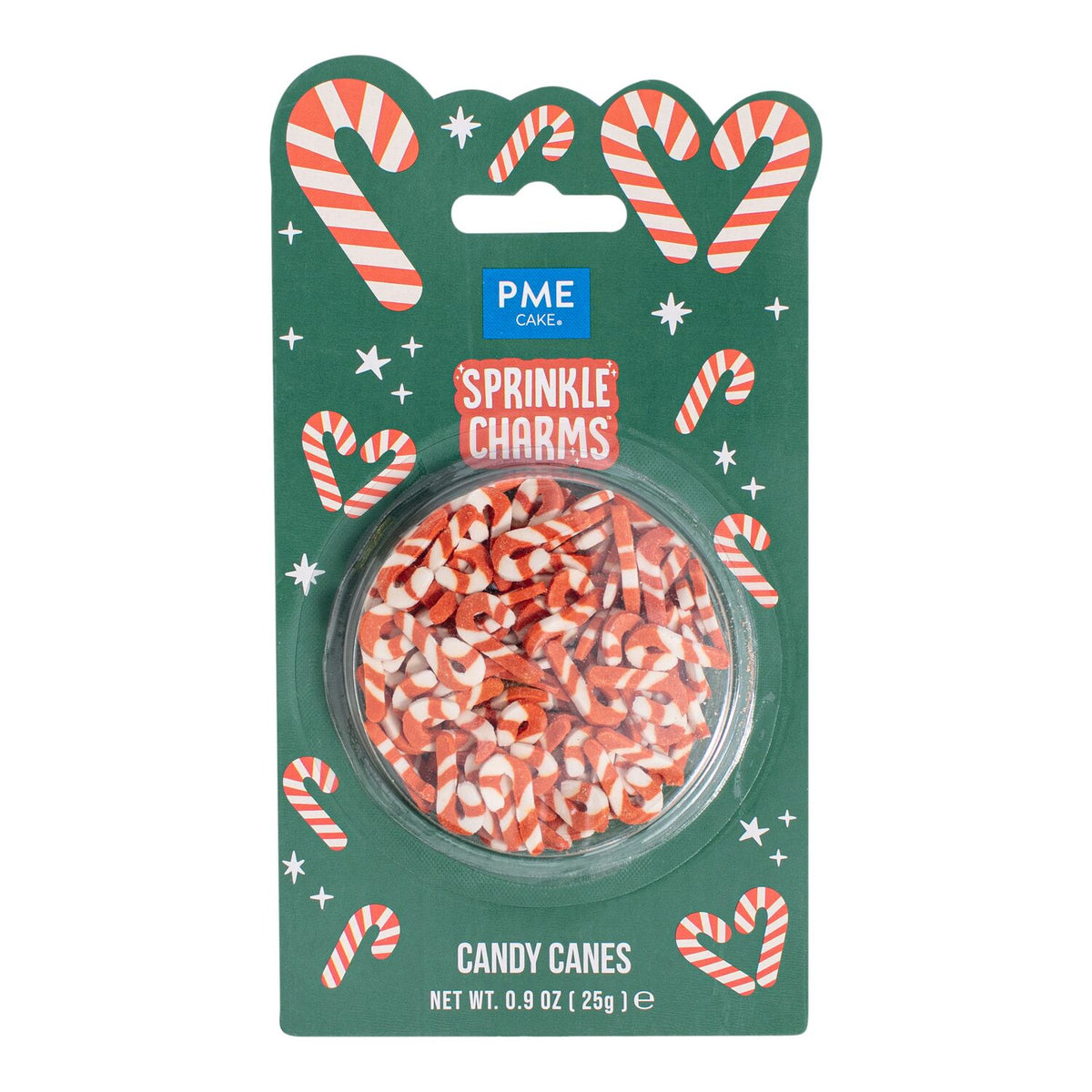 PME Cake Sprinkle Charms – Candy Canes 25g