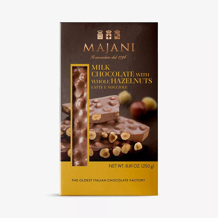Majani Milk with Hazelnut Chocolate Bar