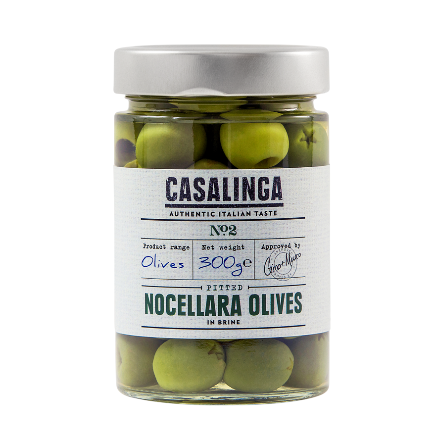 Casalinga Pitted Nocellara of Castelvetrano Olives in Brine 300g