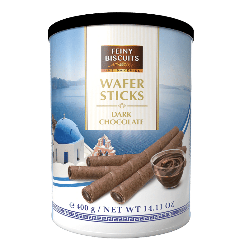 WAFER ROLL WITH A DARK CHOCOLATE CREAM FILLING