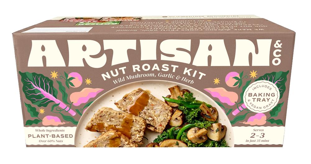 Artisan & Co Nut Roast Kit - Wild Mushroom, Garlic & Herb 212g