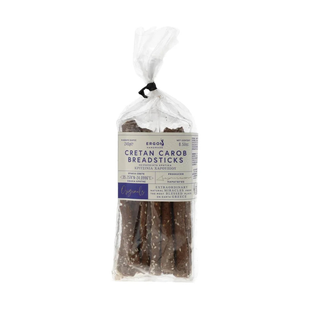 Ergon Foods Cretan Carob Breadsticks 240g