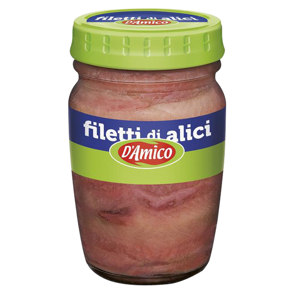 D'Amico Anchovies in Sunflower Oil 80g