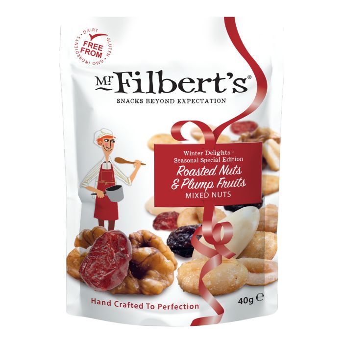 Mr Filbert's Roasted Nuts & Plump Fruits Mixed Nuts 40g