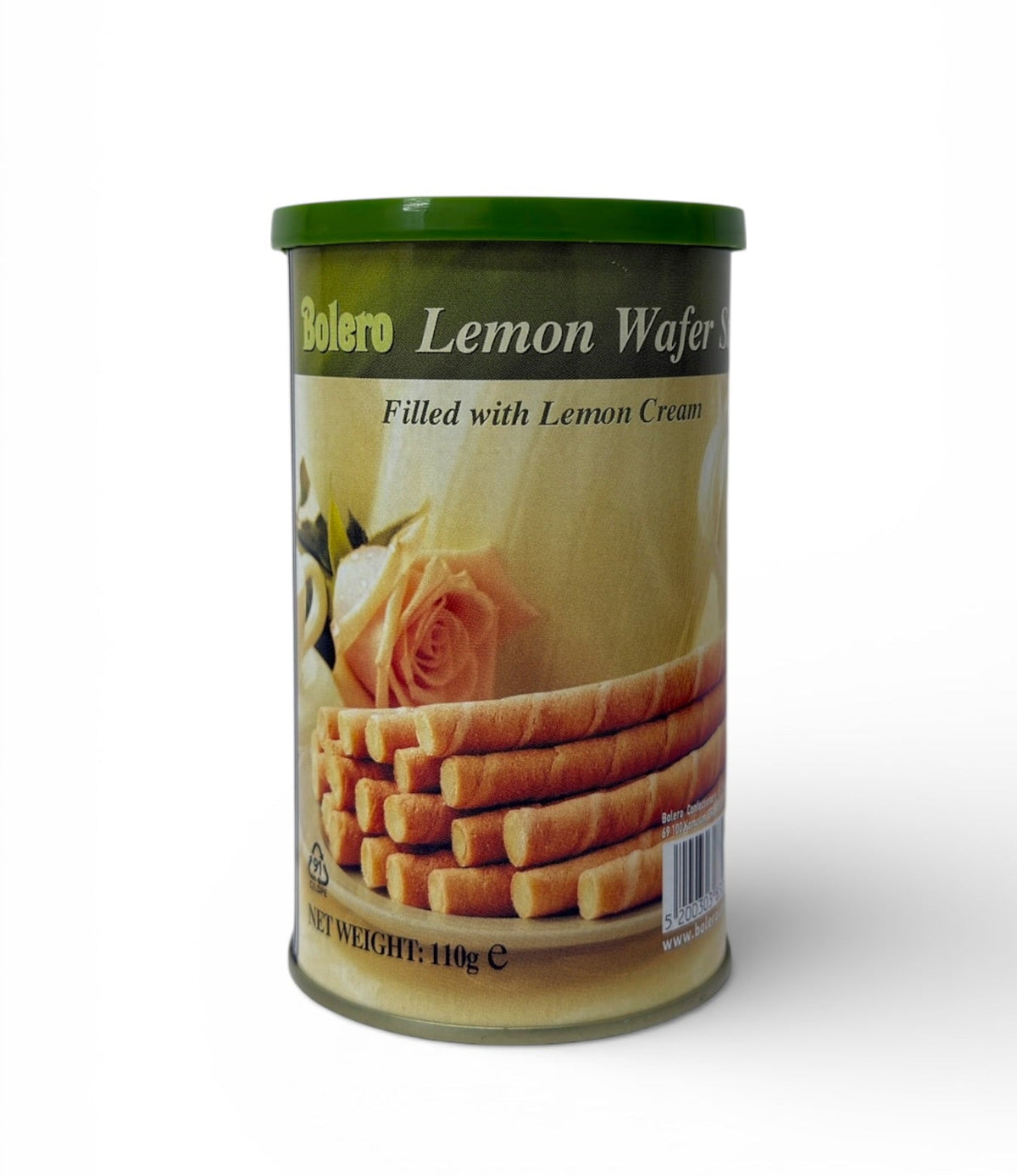 BOLERO WAFERS LEMON 100g