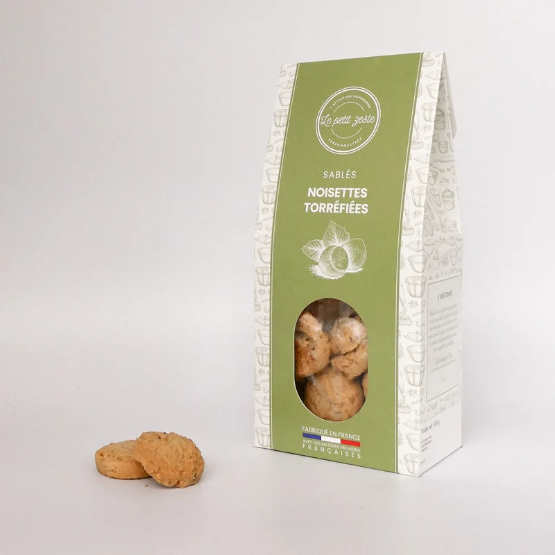 Le Petit Zeste Shortbread Biscuits with Roasted Hazelnuts 120g