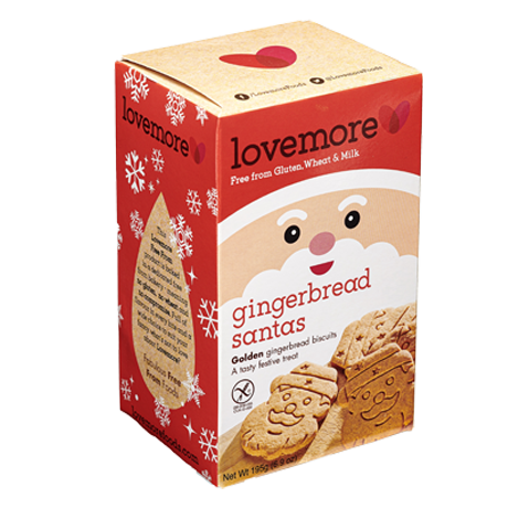 Lovemore Gluten Free Santa Gingerbread