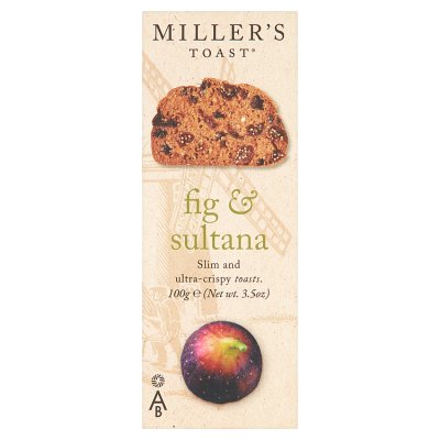 Miller’s Toast Fig & Sultana 100g