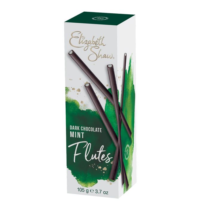 Elizabeth Shaw Dark Chocolate Mint Flutes