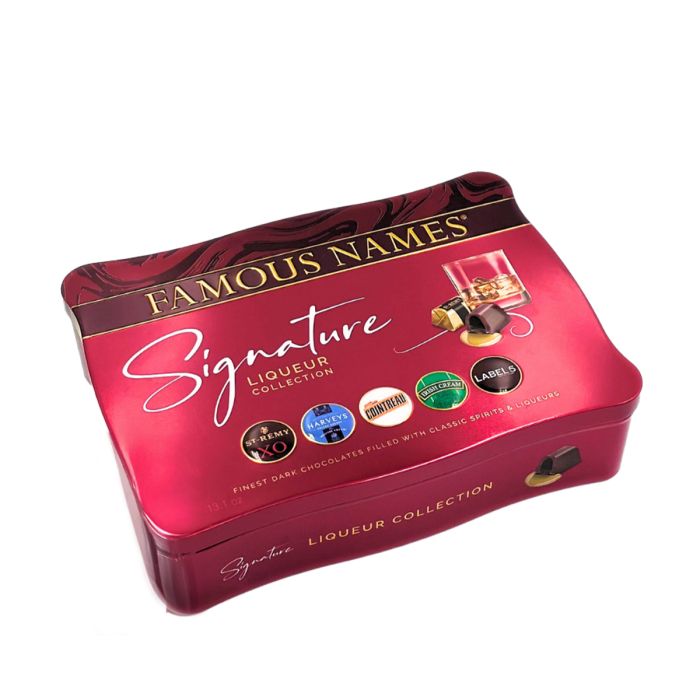 Elizabeth Shaw Famous Names Signature Liqueur Collection Tin