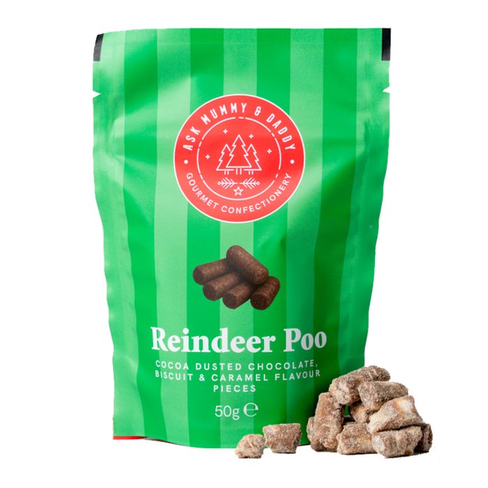 Ask Mummy & Daddy Reindeer Poop Pouch
