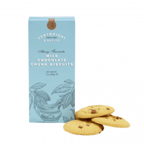 CARTWRIGHT & BUTLER Milk Chocolate Chunk Biscuits In Carton 200g