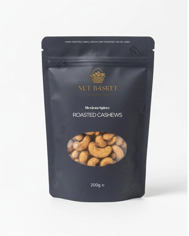 Nut Basket Mexican Spices Roasted Cashews 200g