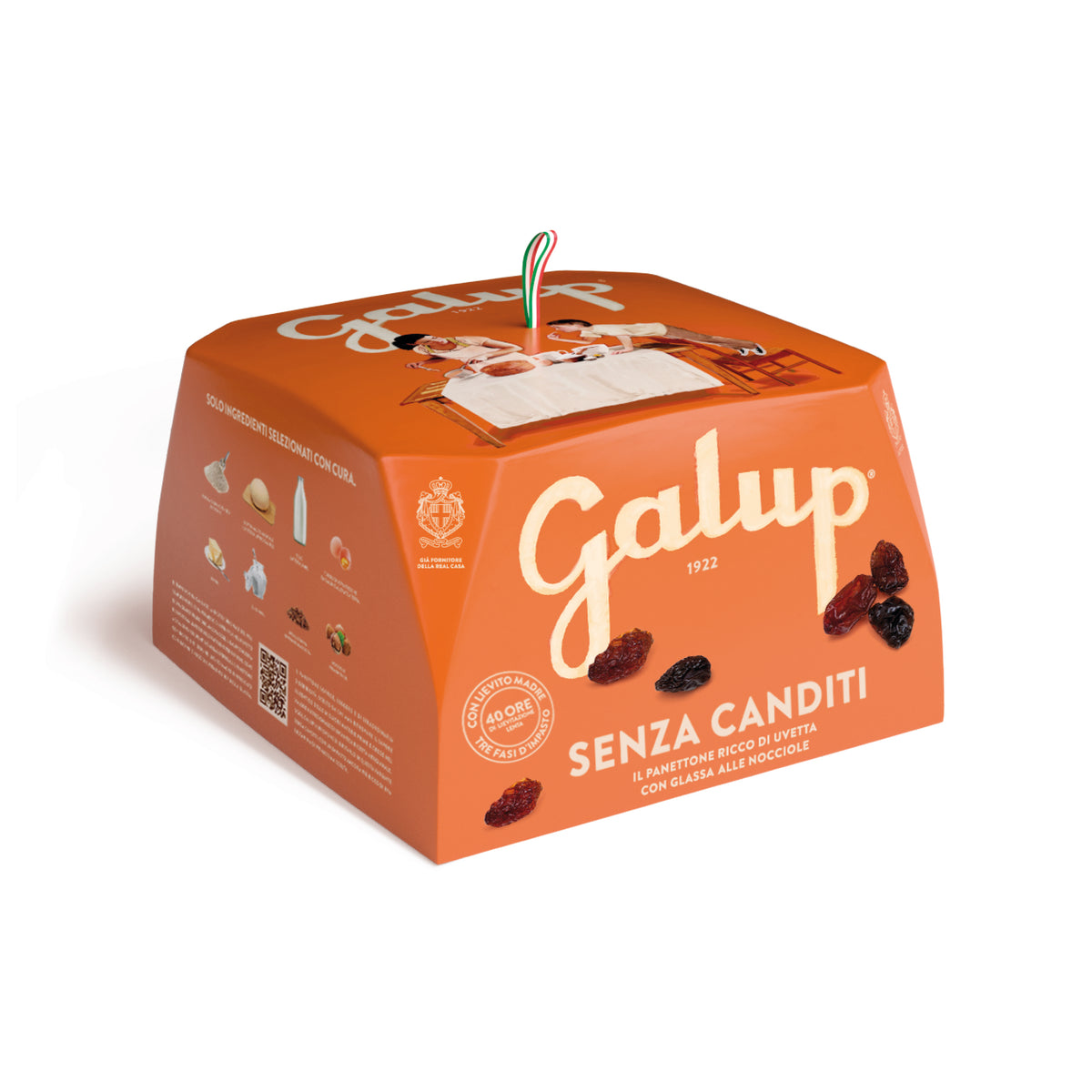 Galup Panettone Without Candied Fruit 750g Senza Canditi