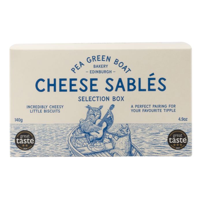 Pea Green Boat Cheese Sablés Selection Box