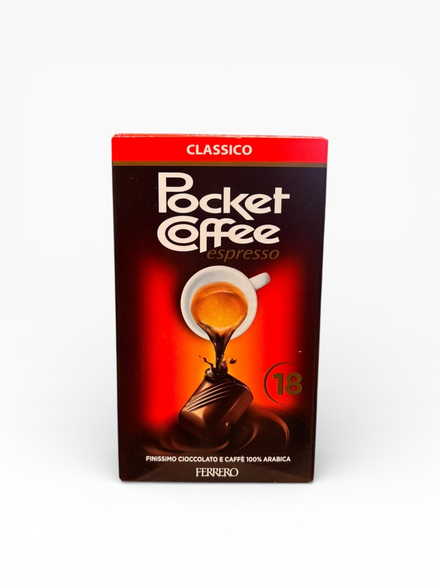 FERRERO Pocket Coffee Espresso Chocolates 18 pcs box | Valentina Deli