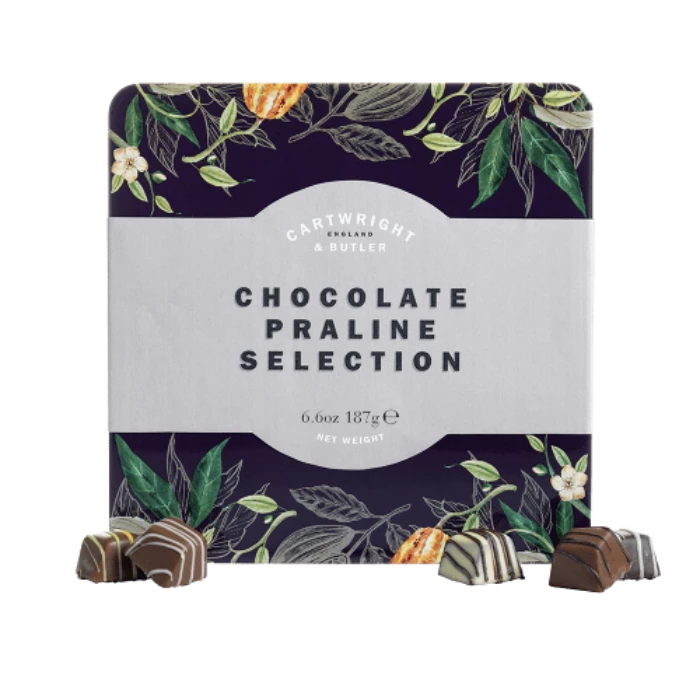 Cartwright and Butler Luxury Chocolate Praline Selection 160g tin