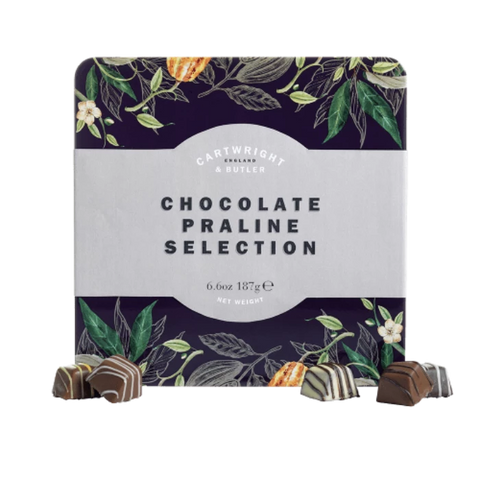 CARTWRIGHT & BUTLER Luxury Chocolate Praline Selection In Tin 160g