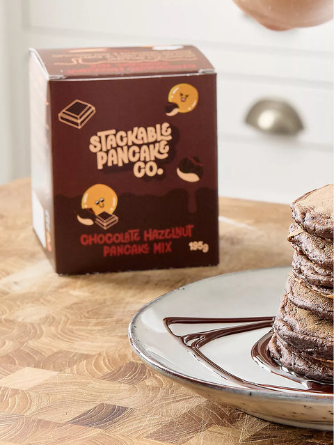THE STACKABLE PANCAKE CO. Chocolate hazelnut pancake mix 220g