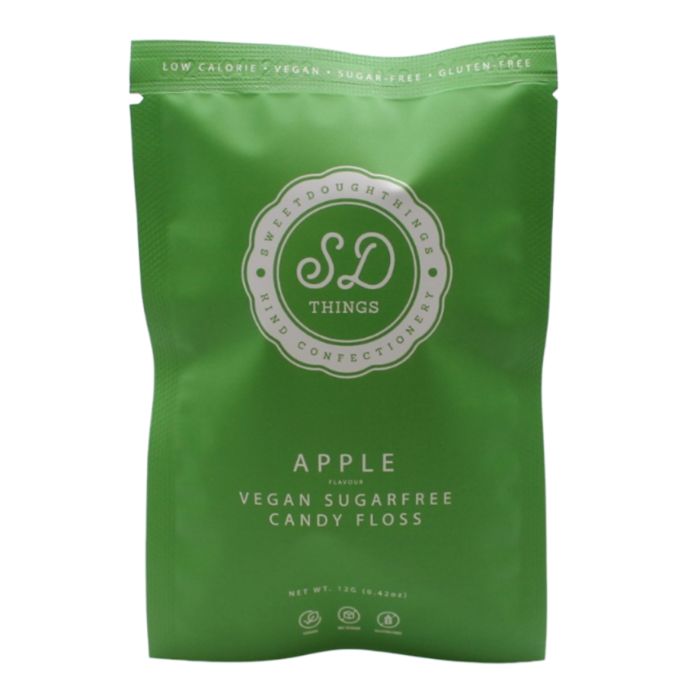 SweetDoughThings Apple Sugar Free Candy Floss