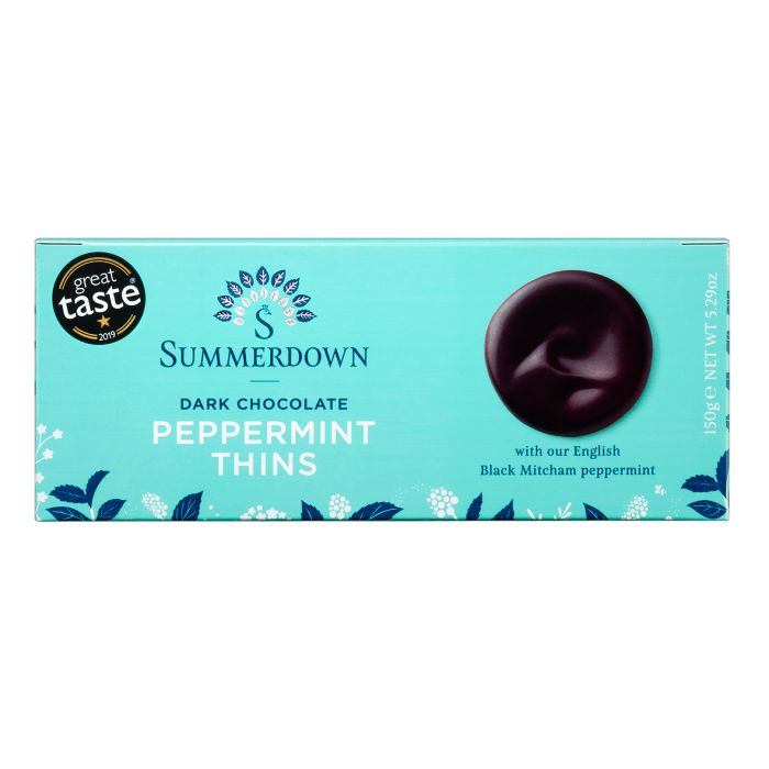 Summerdown Chocolate Mint Thins 150g