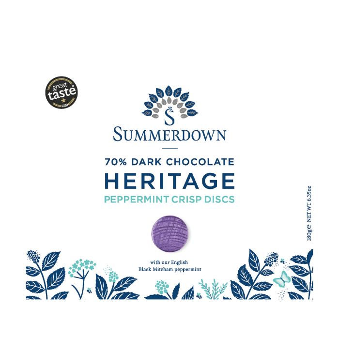 Summerdown Heritage Peppermint Crisp Discs 180g