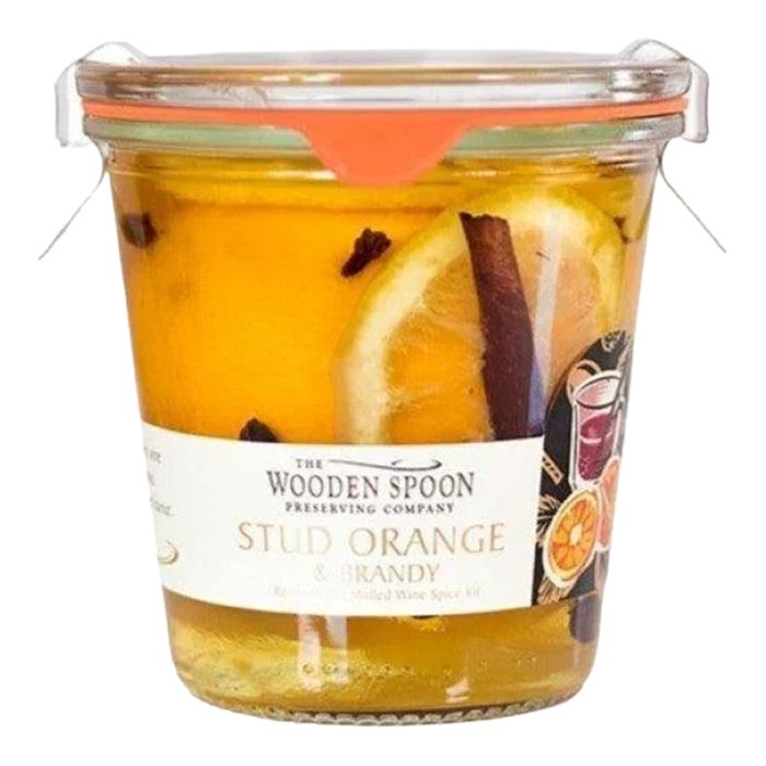The Wooden Spoon Stud Orange Mulled Wine Mix with Brandy 300g