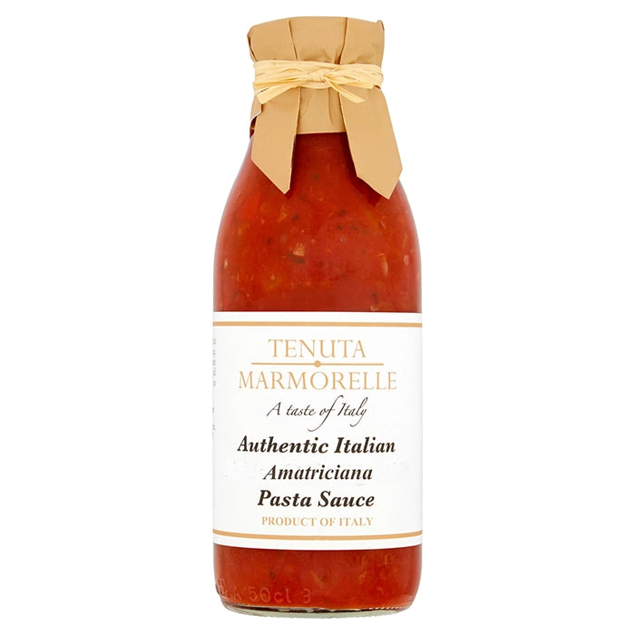 Tenuta Marmorelle Smoked Pancetta Amatriciana Pasta Sauce 500ml jar