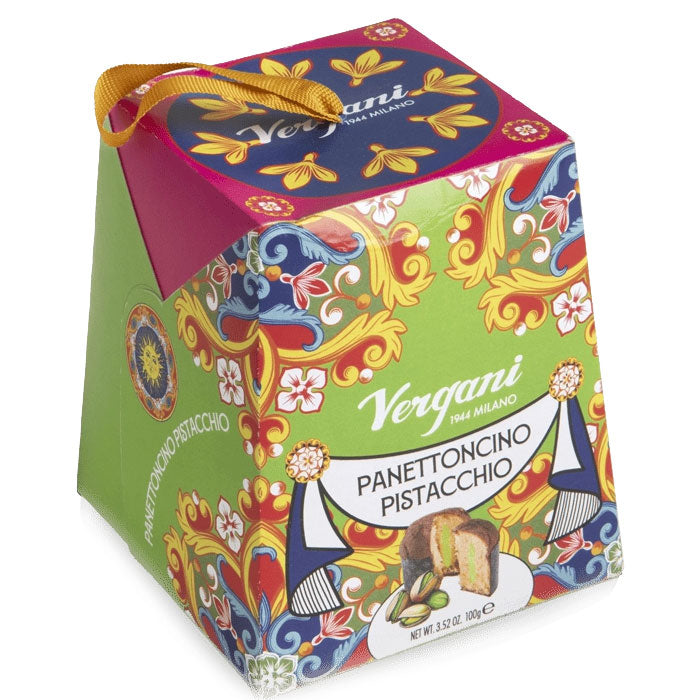 Vergani Sicily Range Mignon Box Pistacchio Panettone 100g