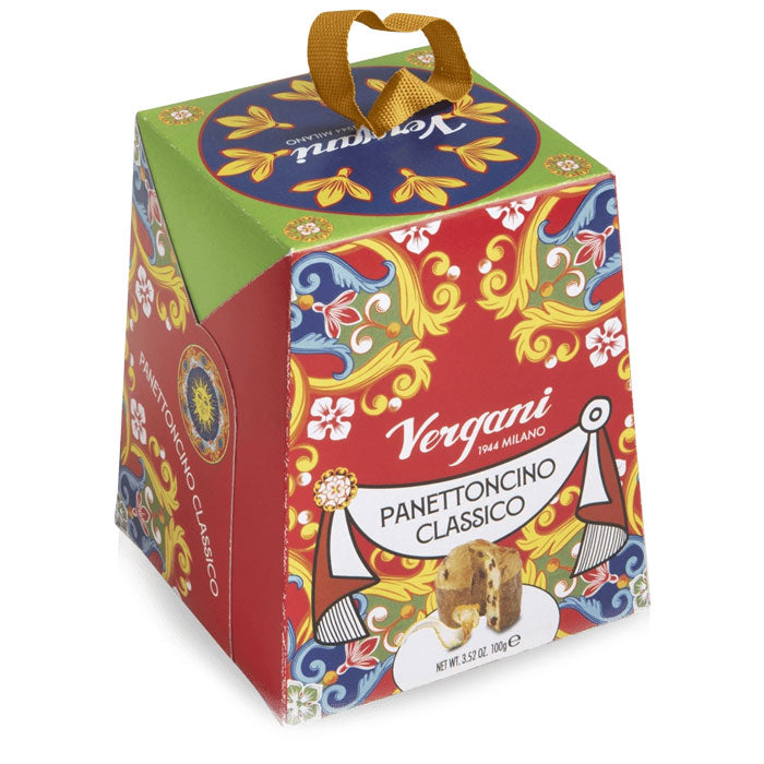 Vergani Sicily Range Mignon Box Traditional Panettone 100g