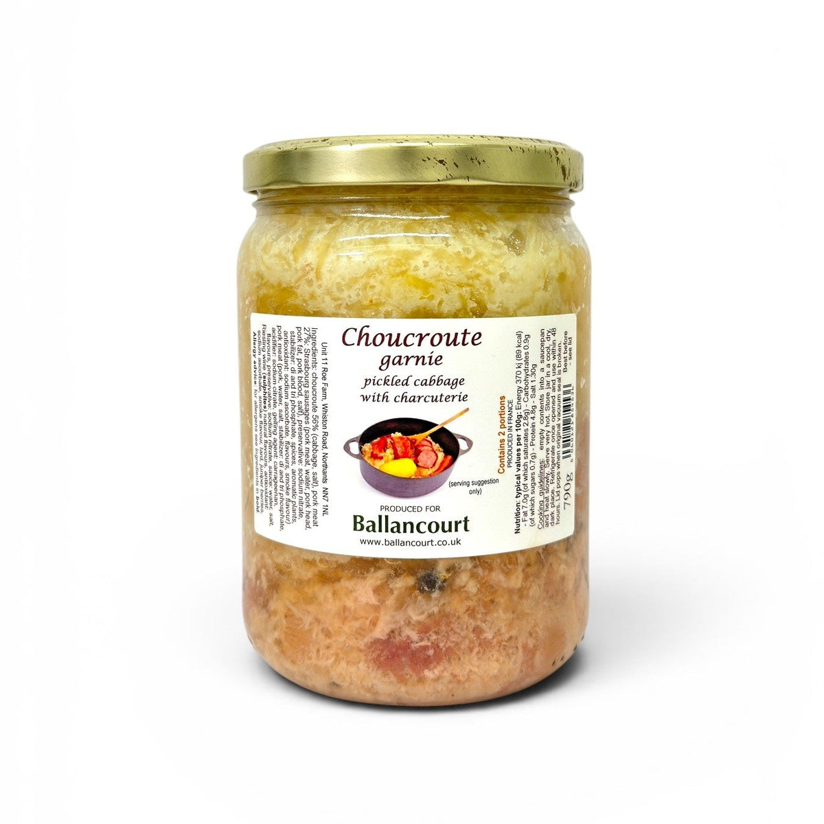Ballancourt Choucroute Garnie 750g