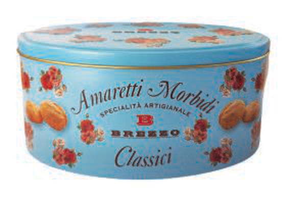 Brezzo Classic Soft Amaretti Tin 260g – blue Classici tin