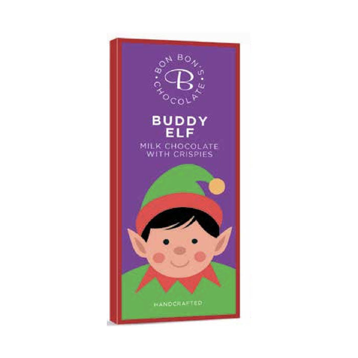 BonBon Christmas Chocolate Bar Buddy Elf design