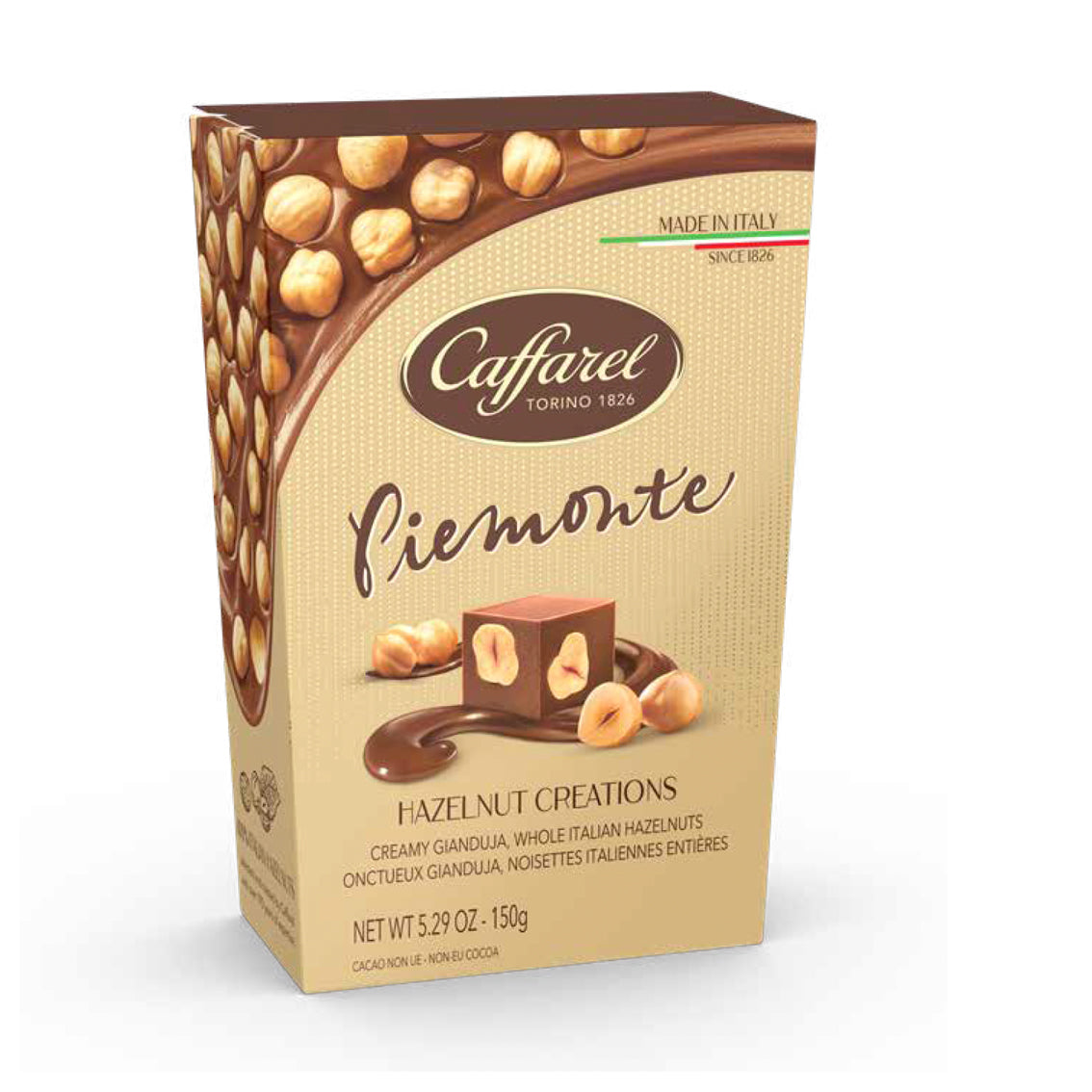 Caffarel Piemonte chocolate with whole hazelnuts 150g original retail box