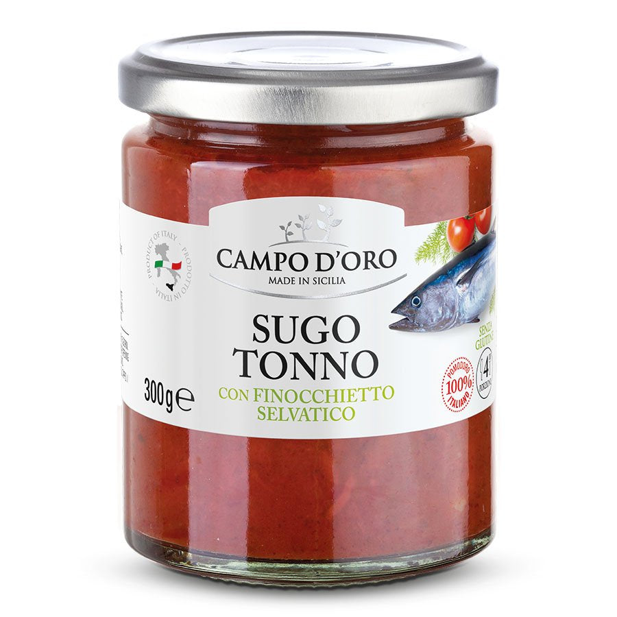 Campo D'Oro Sugo Tonno con Finocchietto Selvatico 300g jar