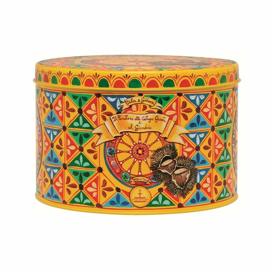 Fiasconaro x Dolce & Gabbana Panettone alle Castagne Glassate e Gianduia