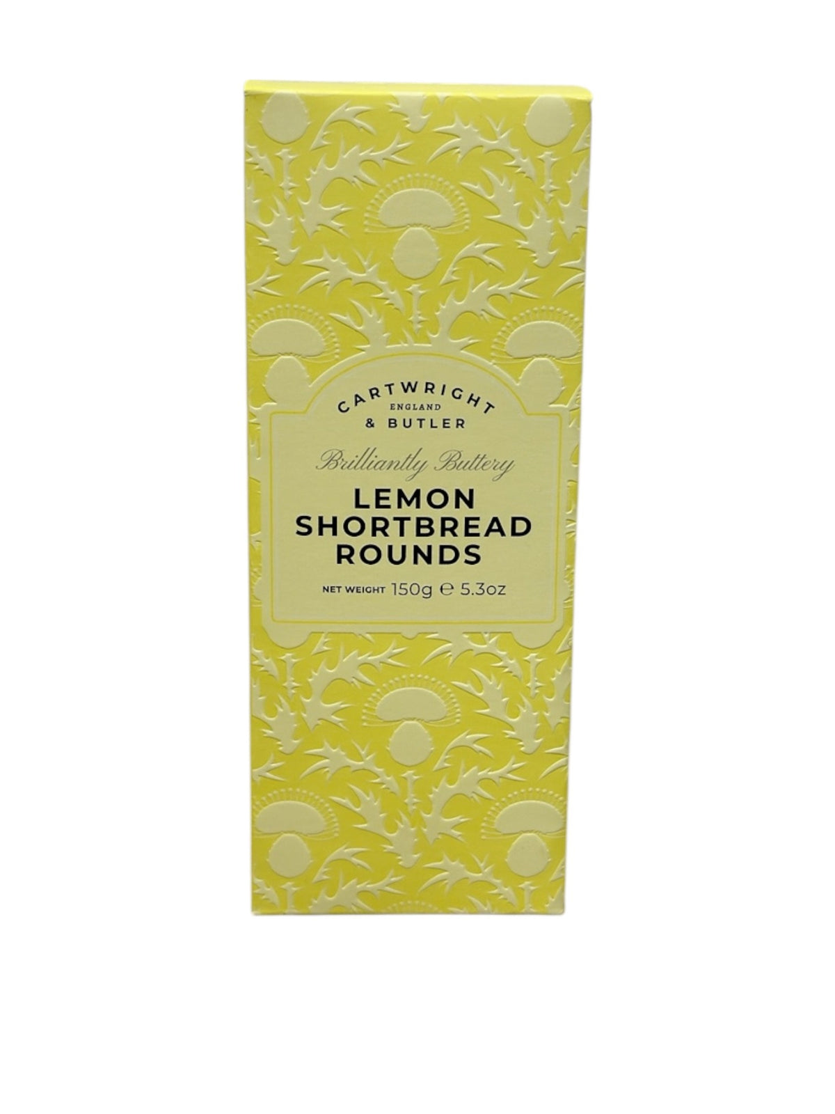 Cartwright and Butler Lemon Shortbread Rounds 150g carton