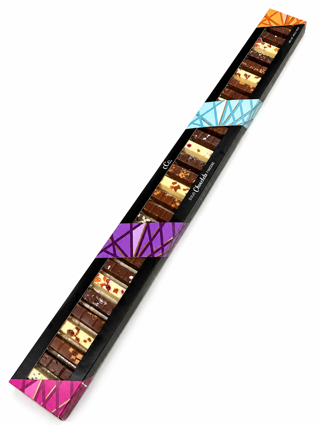Cambridge Confectionery Company 27 solid chocolate fingers selection 480g gift box