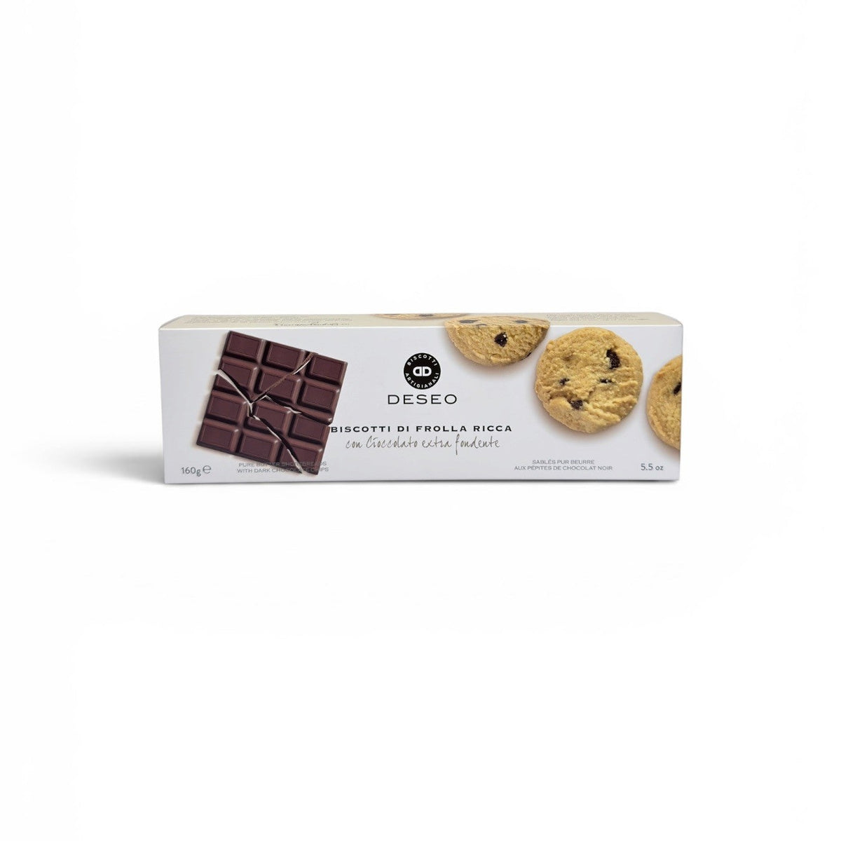 Deseo Rich Shortbread Biscuits with Dark Chocolate Chips
