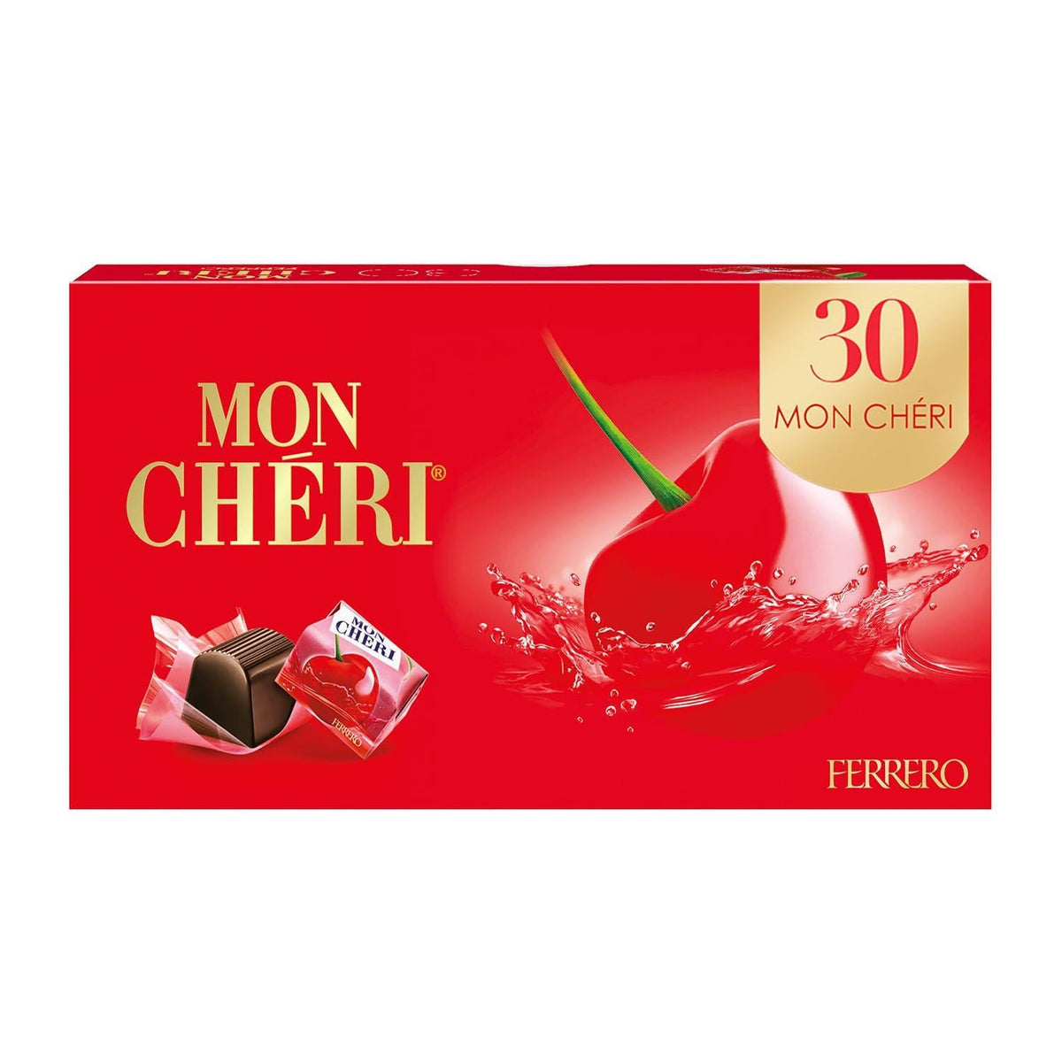 Ferrero Mon Chéri gift box of 30 cherry liqueur chocolates, 315g
