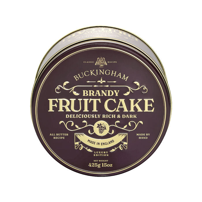 Buckingham Cakes Brandy Fruit Cake with Fine Cognac 425g