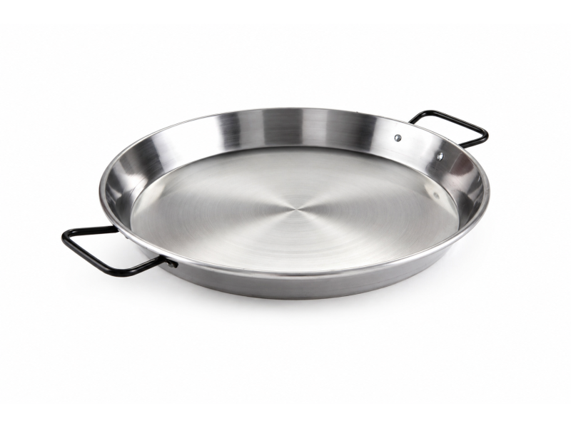 Garcima Pata Negra polished steel induction paella pan 30cm.