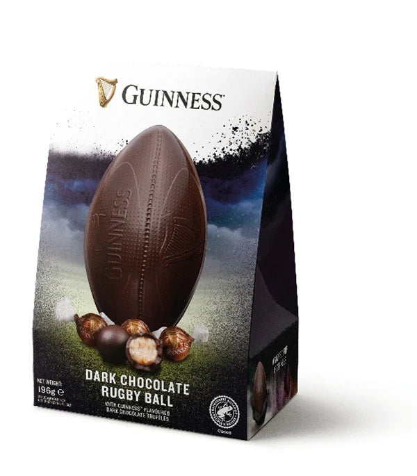 GUINNESS DARK CHOCOLATE RUGBY BALL EASTER EGG